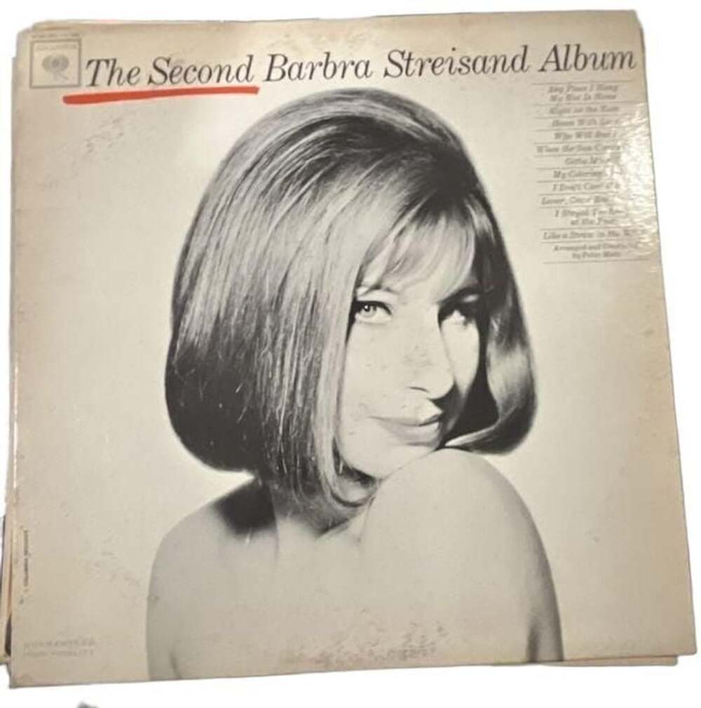 The Second Barbra Streisand Album - 1963 Vintage Vinyl LP Record